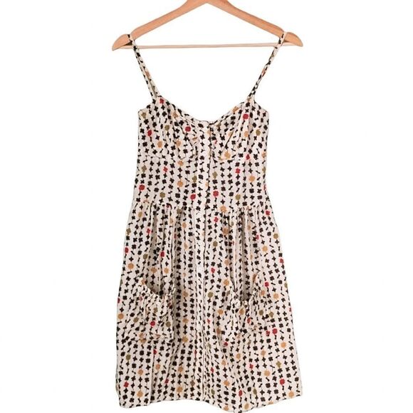 E-Klah Fit and Flare Printed Dress in Size S - Picture 1 of 14